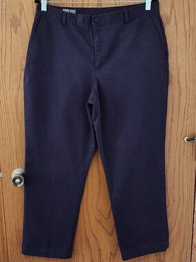 Lands' End navy blue dress pants, Excellent used condition, size 12 Petite